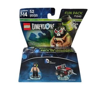 LEGO Dimensions Bane Fun Pack 71240 Sealed DC Comics Drill Driver 2016 Box Wear